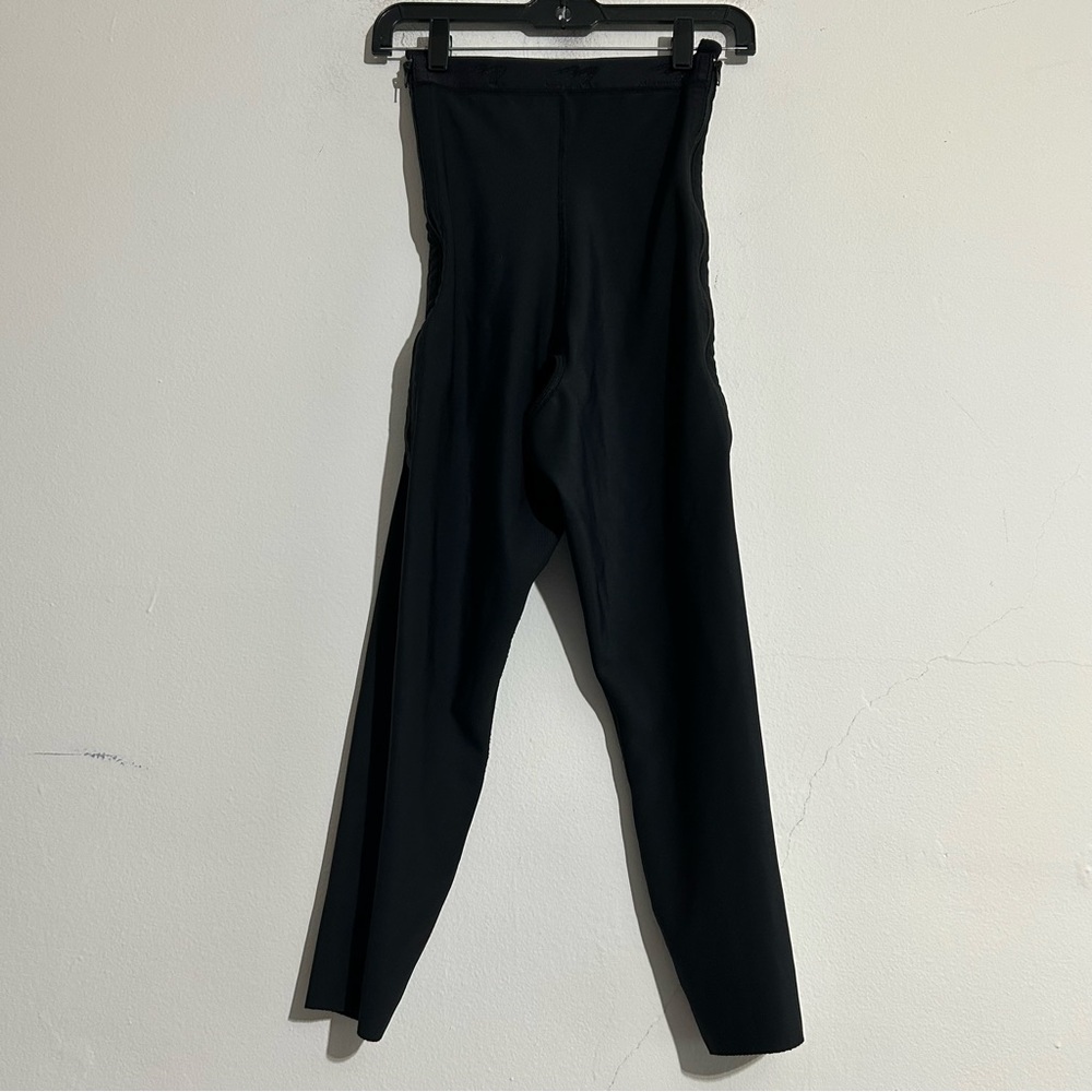 Marena Recovery High-Waist Zipper Girdle Calf Length Black Post Surgical - Picture 8 of 11